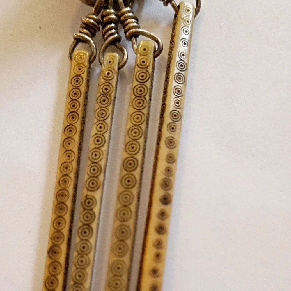 Melanie Deluca Hmong Bone Earrings - Picture 11 of 16